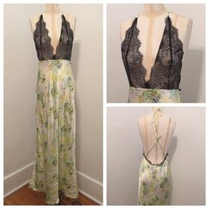 Victoria's Secret Fantasy Island Silk Lace Gown